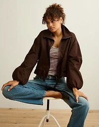 AE Funnel Neck Bomber Jacket