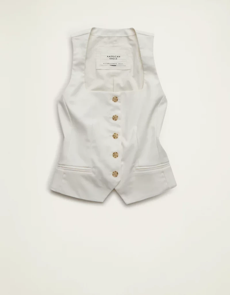 Gilet à encolure carrée AE