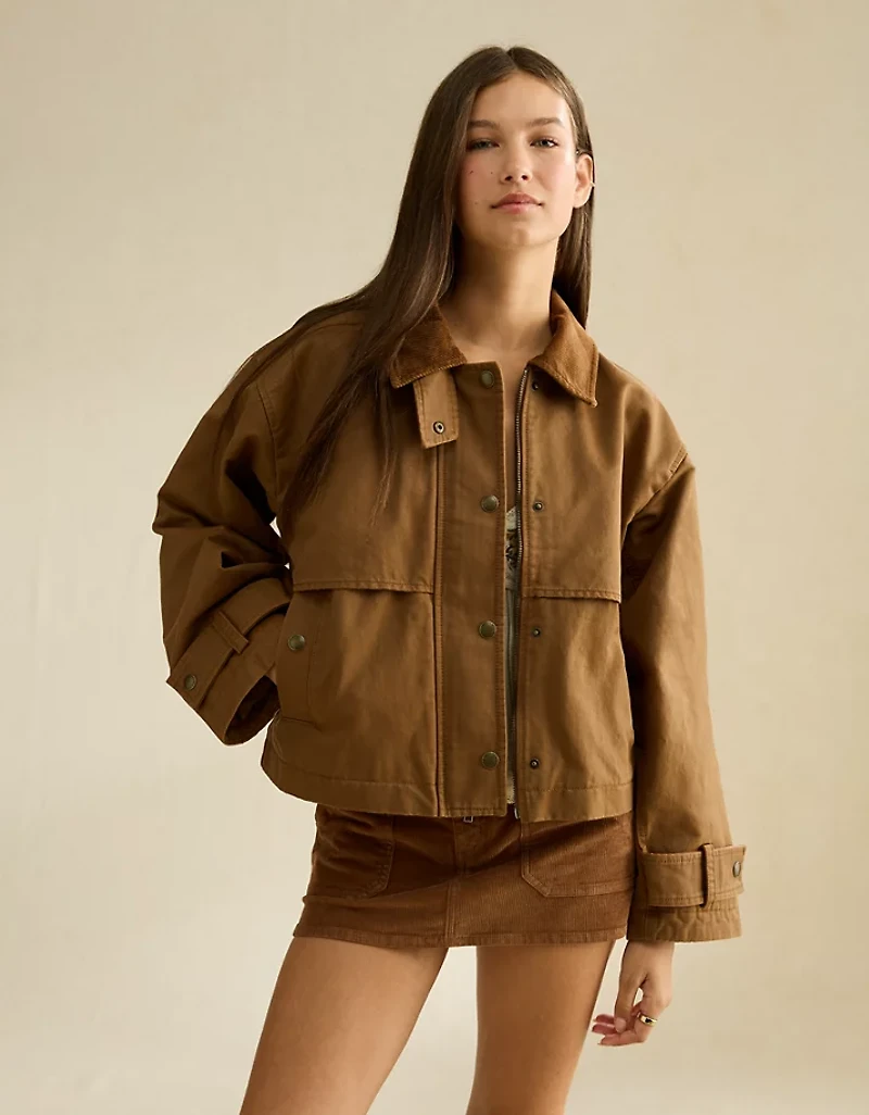 AE Cropped Swing Workwear Jacket