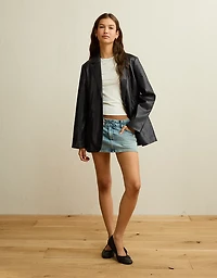 AE Vegan Leather Blazer