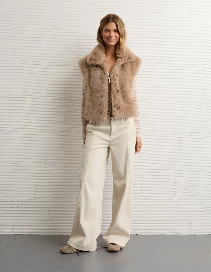 AE Faux Fur Vest