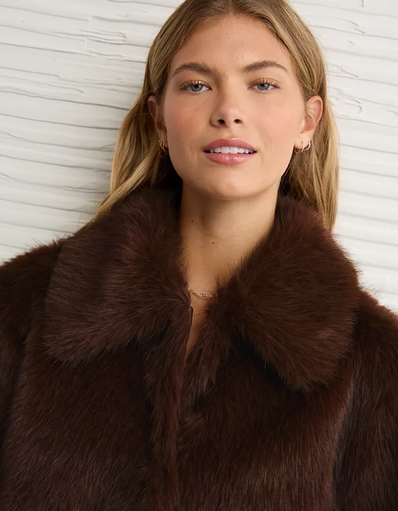 AE Faux Fur Coat