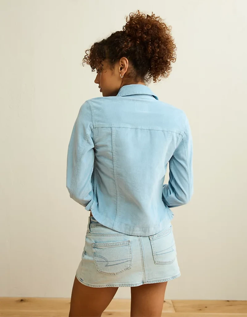 Veste en velours côtelé rétréci AE