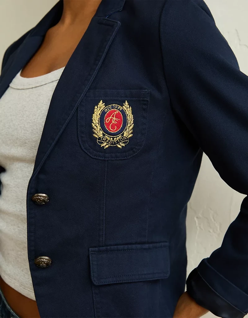 AE Shrunken Crest Blazer
