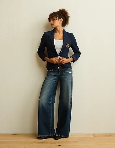 AE Shrunken Crest Blazer
