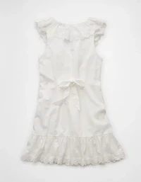 Minirobe à volants et dentelle AE