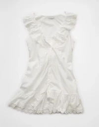 Minirobe à volants et dentelle AE