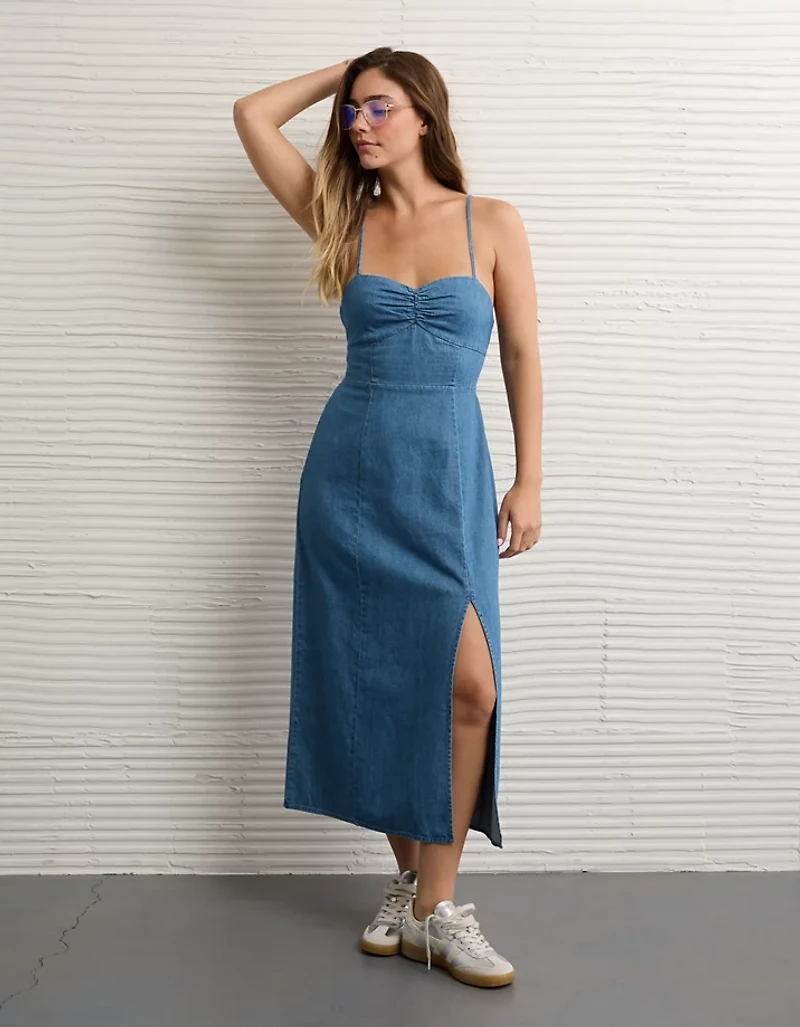 AE Catie Corset Column Midi Dress