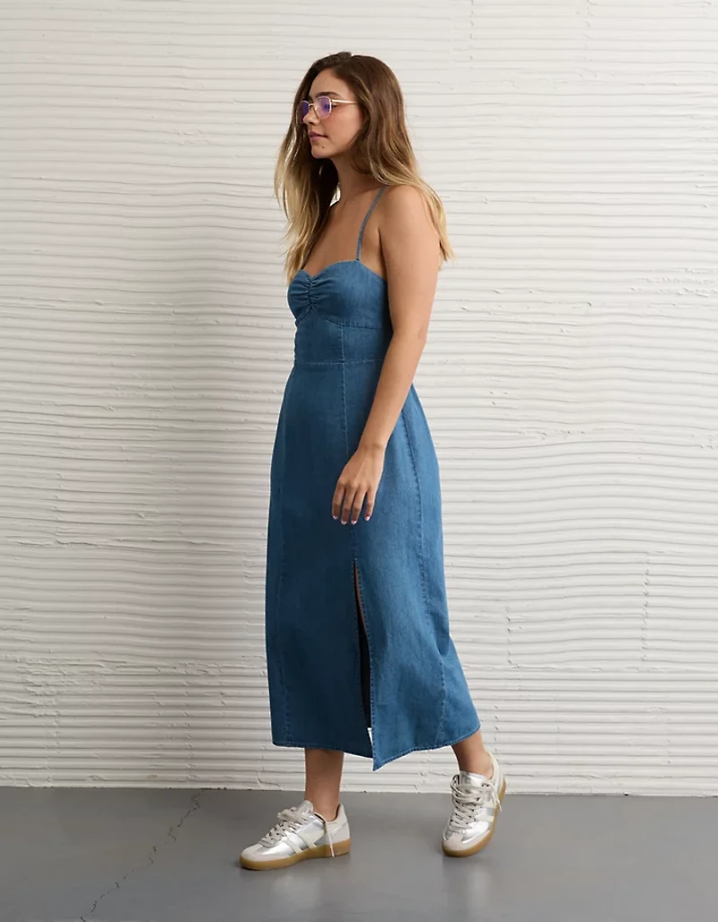 AE Catie Corset Column Midi Dress