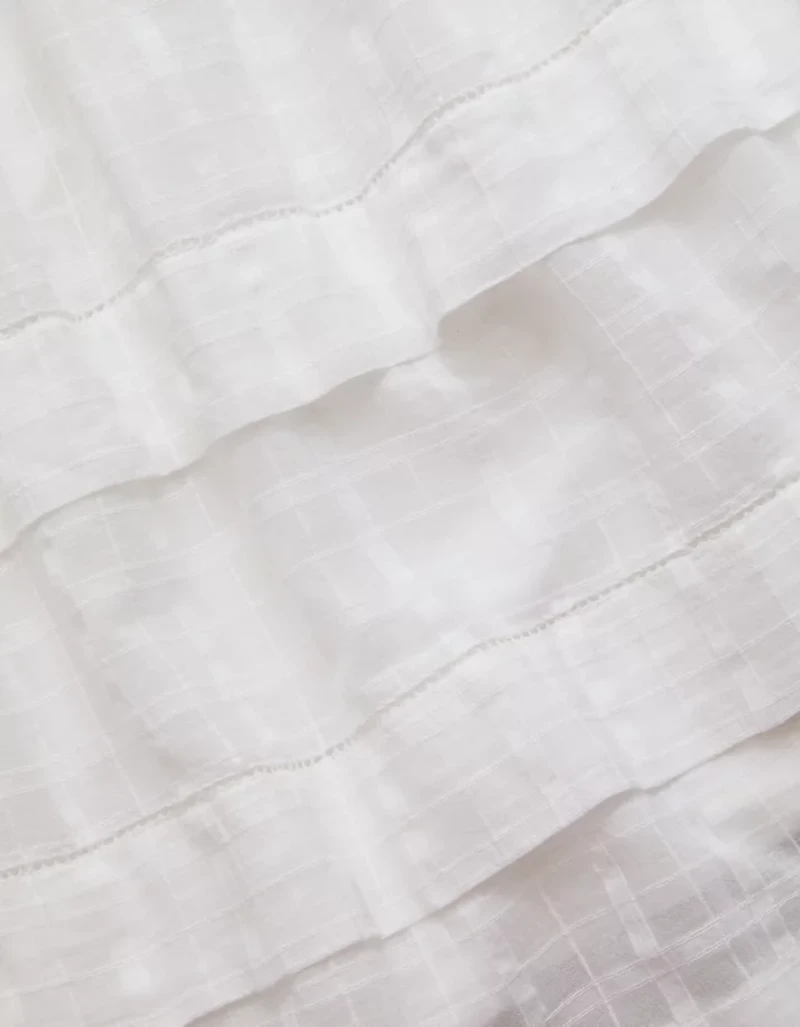 Peignoir long à smocks AE77