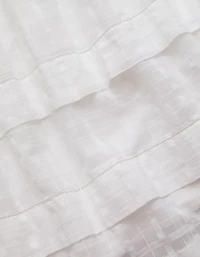 Peignoir long à smocks AE77