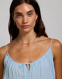 AE77 Crinkle Cami Maxi Dress