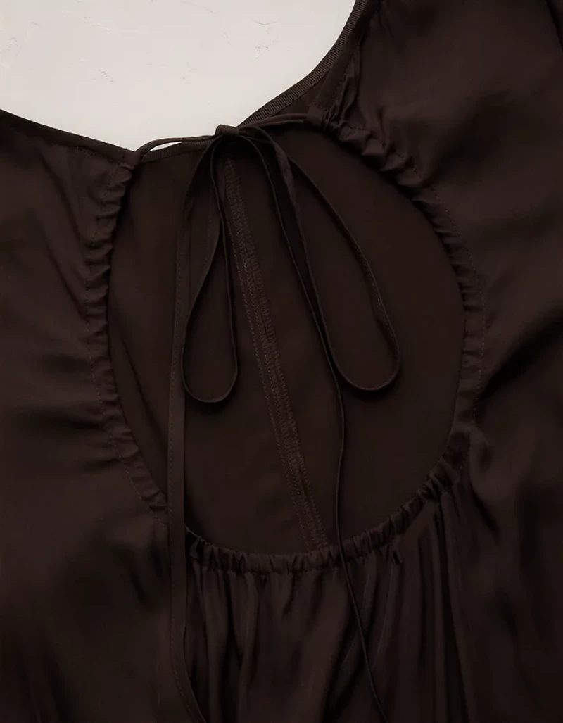 AE77 Open-Back Kaftan Midi Dress