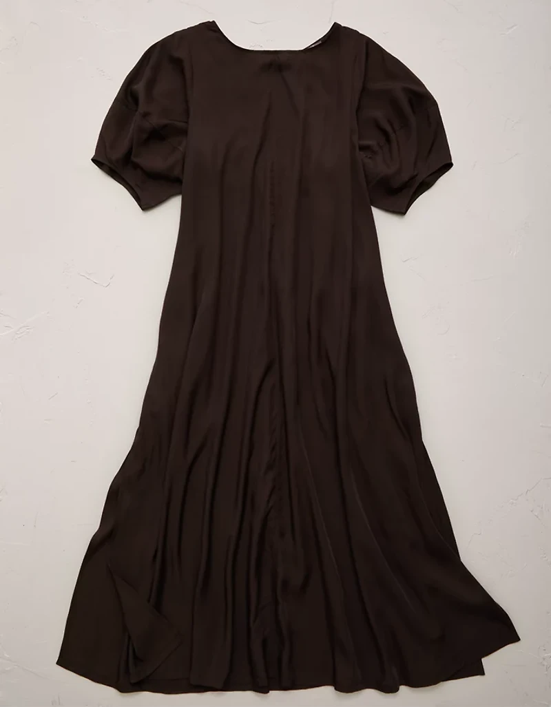 AE77 Open-Back Kaftan Midi Dress