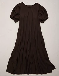 AE77 Open-Back Kaftan Midi Dress