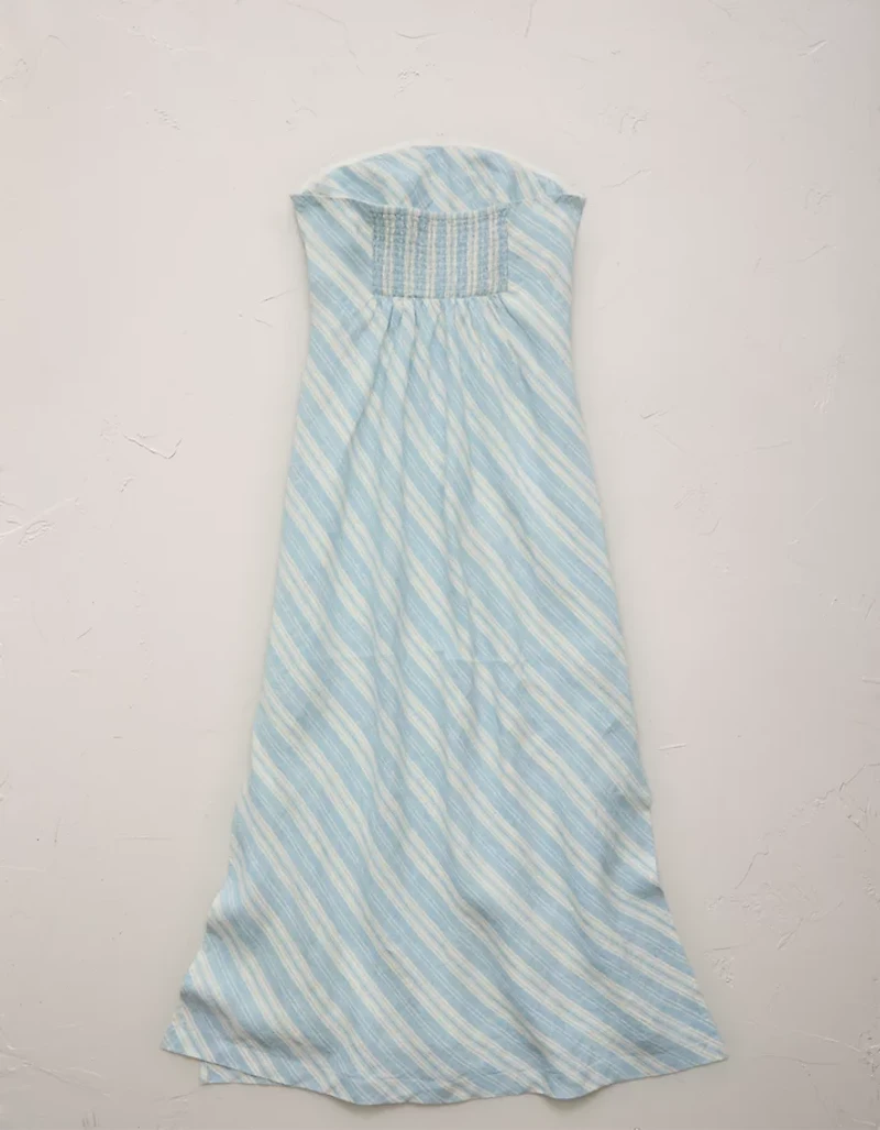 AE77 Linen Tube Dress