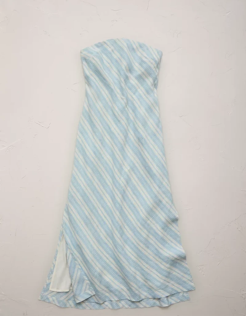 AE77 Linen Tube Dress