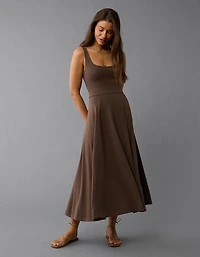 AE Scoop Neck Midi Dress