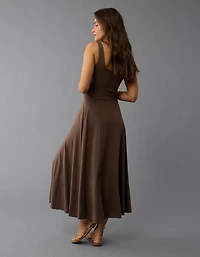 AE Scoop Neck Midi Dress