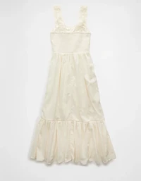 AE Catie Corset Crochet Midi Dress