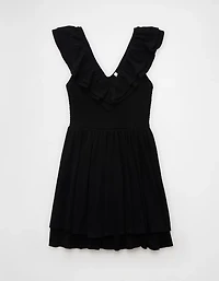 AE Sunchaser Knit Ruffle Mini Dress