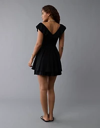 AE Sunchaser Knit Ruffle Mini Dress