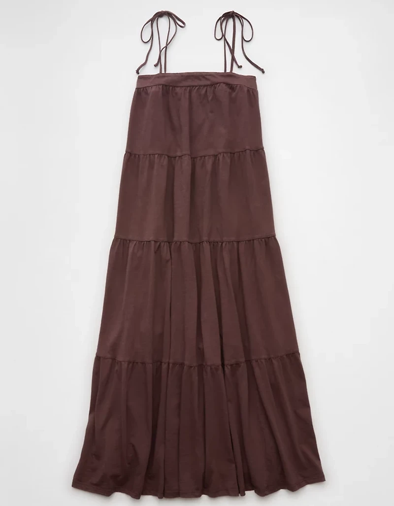 AE Sunchaser Knit Tie Shoulder Maxi Dress