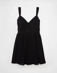AE V-Neck Eyelet Mini Dress