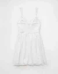 AE V-Neck Eyelet Mini Dress
