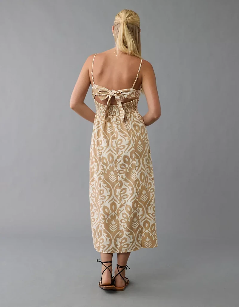 Robe mi-longue de style fourreau Catie à imprimé AE