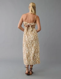 Robe mi-longue de style fourreau Catie à imprimé AE