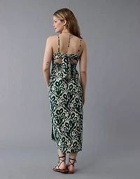 Robe mi-longue de style fourreau Catie à imprimé AE