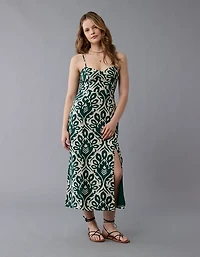 Robe mi-longue de style fourreau Catie à imprimé AE