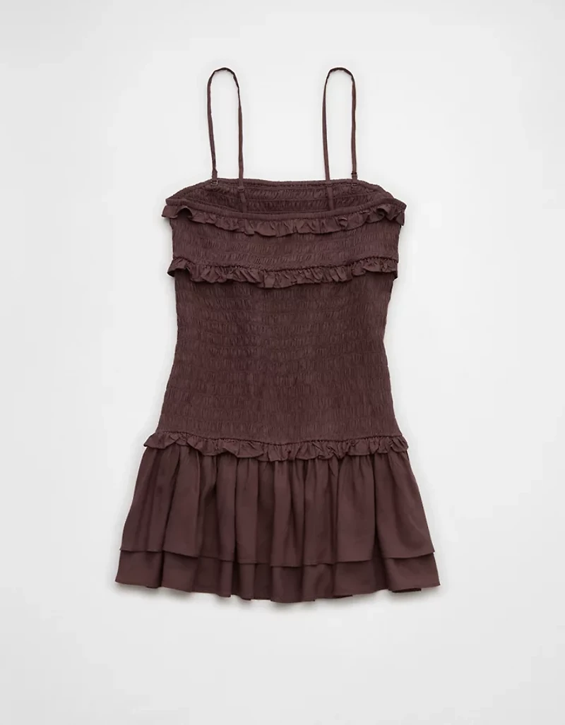 AE Smocked Ruffle Mini Dress