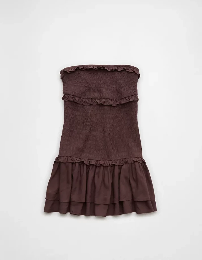 AE Smocked Ruffle Mini Dress