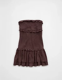 AE Smocked Ruffle Mini Dress