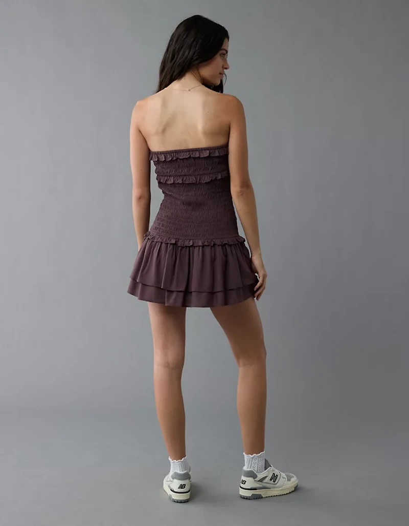 AE Smocked Ruffle Mini Dress