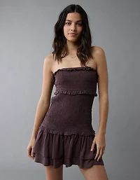 AE Smocked Ruffle Mini Dress