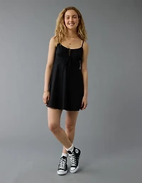 AE Tie Front Mini Dress