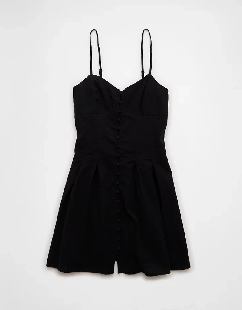 AE Sweetheart Button-Up Mini Dress