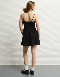AE Sweetheart Button-Up Mini Dress