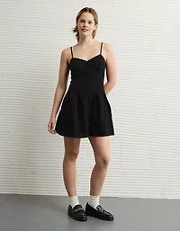 AE Sweetheart Button-Up Mini Dress