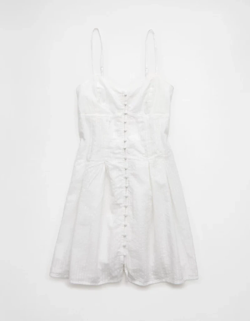 AE Sweetheart Button-Up Mini Dress