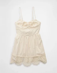 AE Catie Corset Eyelet Mini Dress