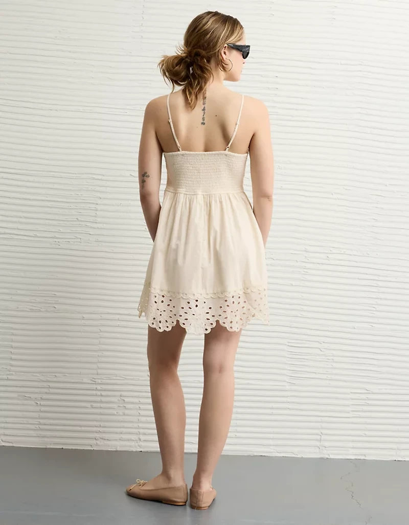 Minirobe à œillets style corset Catie AE