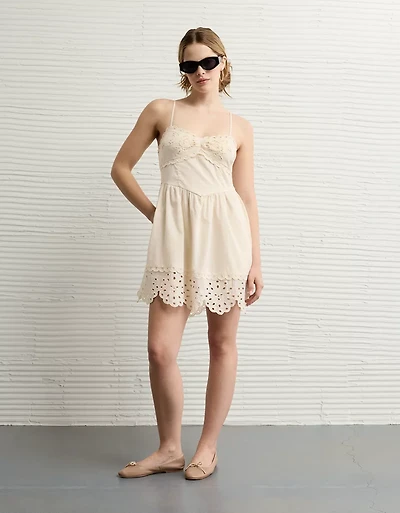 Minirobe à œillets style corset Catie AE