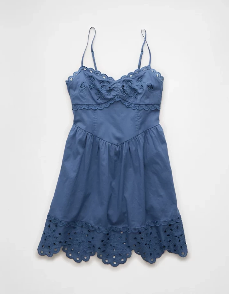 AE Catie Corset Eyelet Mini Dress