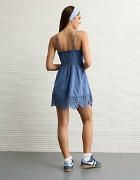AE Catie Corset Eyelet Mini Dress