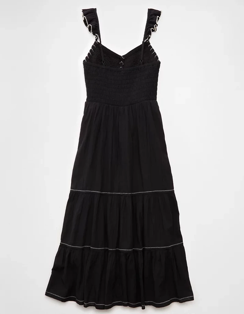 AE Bella Flutter Sleeve Midi Dress