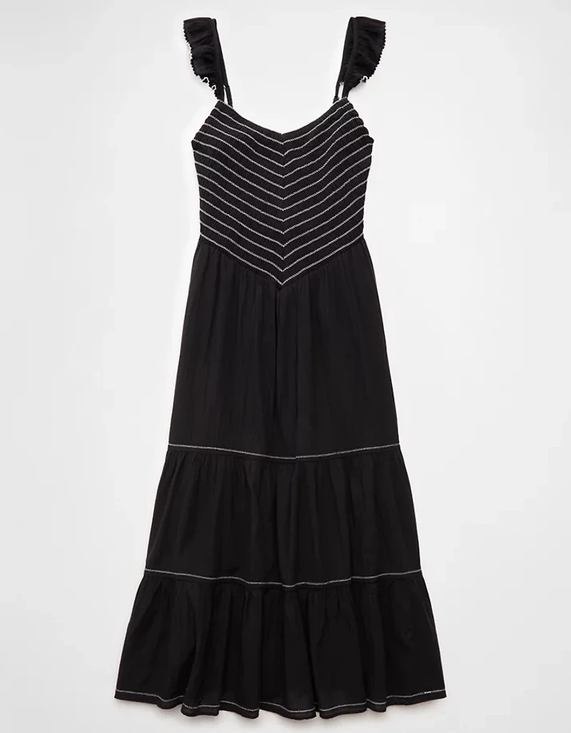 AE Bella Flutter Sleeve Midi Dress